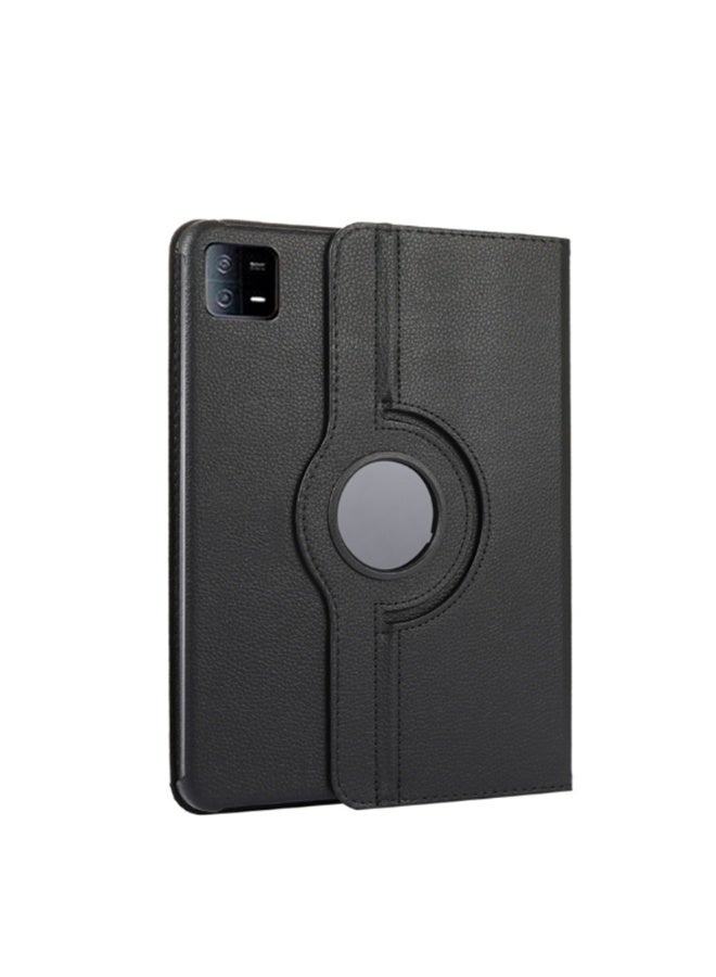 لـ Honor Pad X9a 11.5 بوصة غطاء الحالة ، وقف زاوية متعددة + 367 قوس دوار + غطاء واقي رقيق من الجلد مقاوم للصدمات ، أسود - Image 5